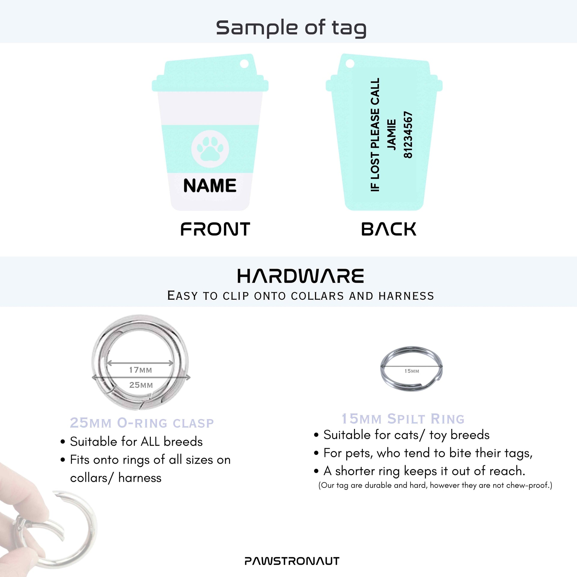 T. Law Hat Tag