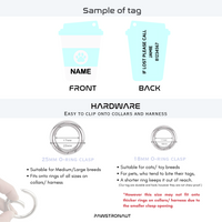 Trio Gem Biscuit Tag