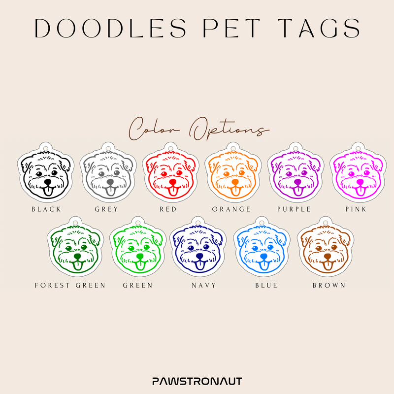 Doodle Pet Tag