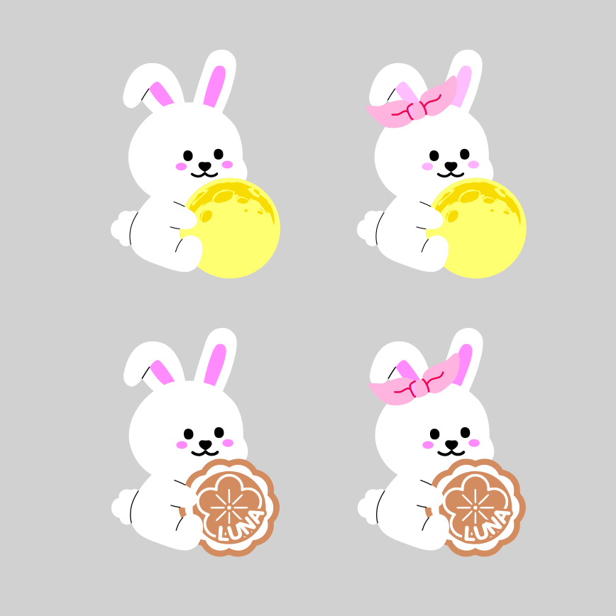 Mid-autumn Rabbit Tag